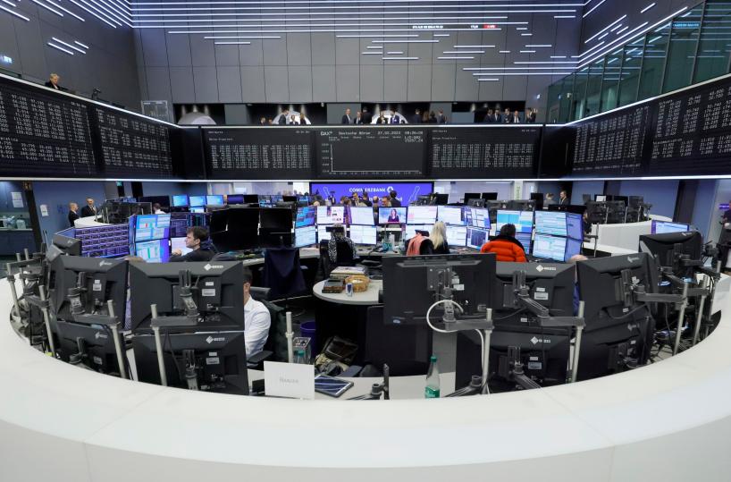 Borsa: avvio in cauto rialzo in Europa, Francoforte +0,34%