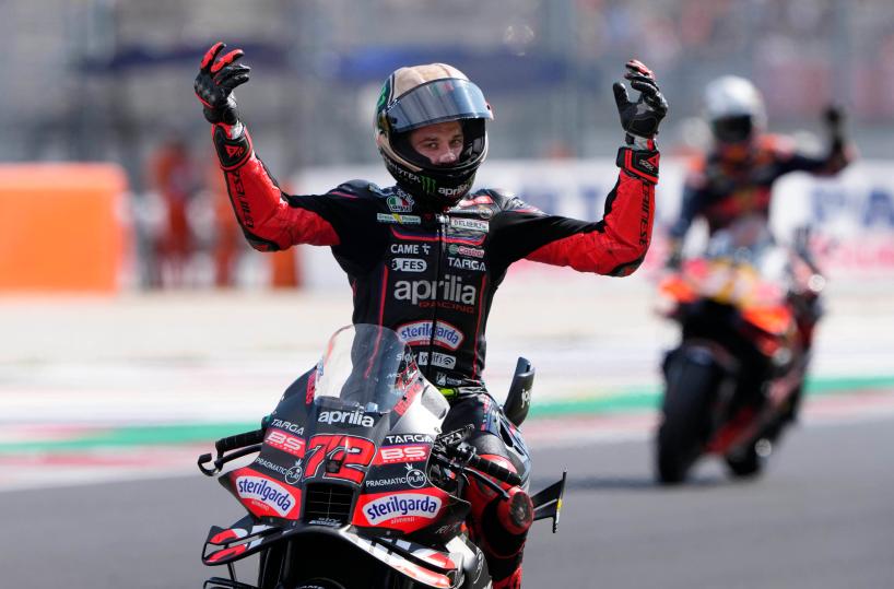 MotoGp: Misano; Bezzecchi su Aprilia vince la gara sprint