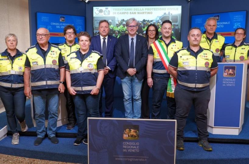Comunicato Stampa: Sandonà (Lega-LV):“Trent’anni di attività a favore del prossimo:Protezione Civile Campo San Martino"