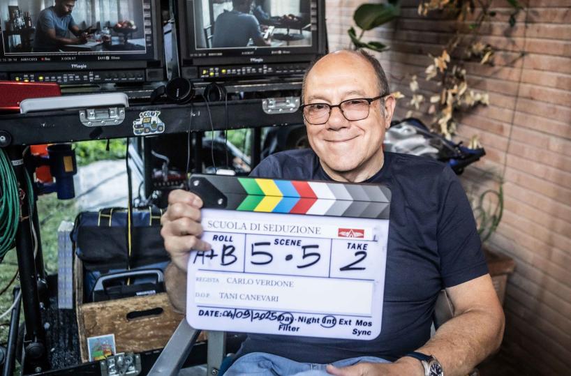 Carlo Verdone gira il nuovo film, nel cast Karla Sofia Gascon