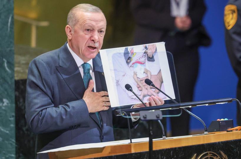 Erdogan, a Gaza raggiunto il punto più basso dell'umanità