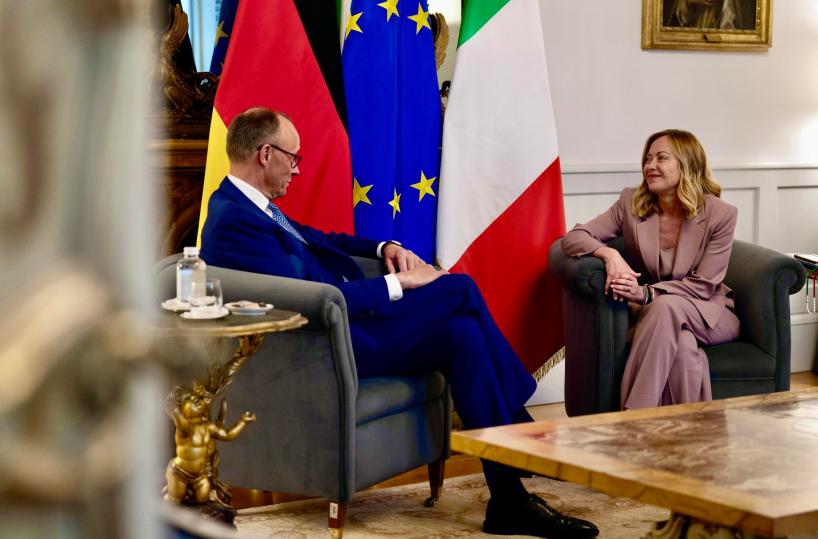 Bilaterale Meloni-Merz, focus su Kiev, Gaza e automotive