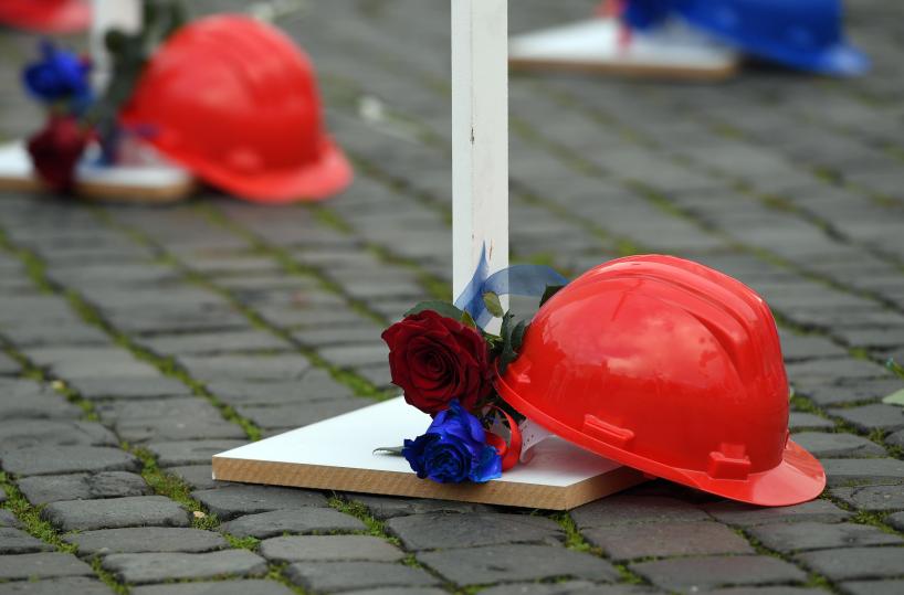 Inail, in 8 mesi 674 denunce di morti sul lavoro