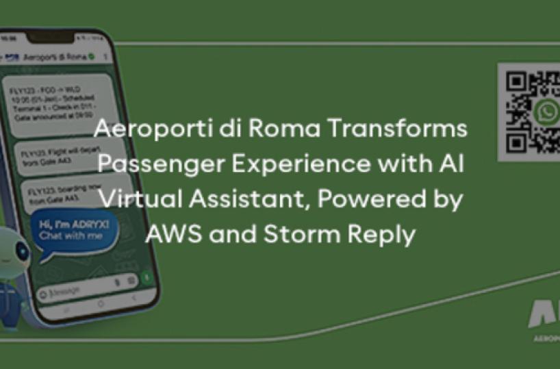 Comunicato Stampa: Aeroporti di Roma trasforma l'esperienza dei passeggeri con l'Assistente Virtuale basato su AI