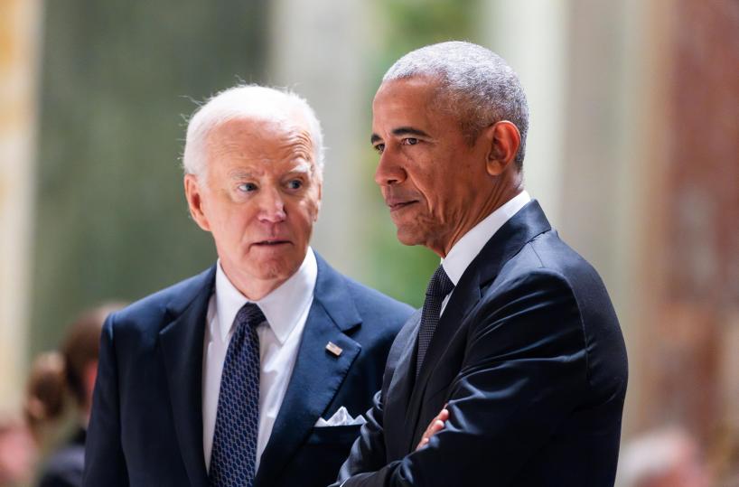 Gelo tra Biden e Obama al Café Milano di Washington