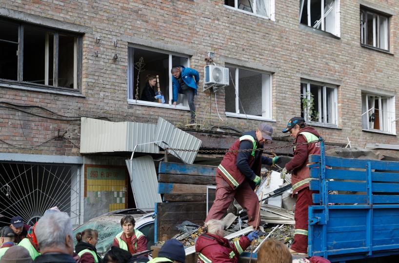 Due morti negli attacchi in Ucraina, 8 i feriti a Kiev