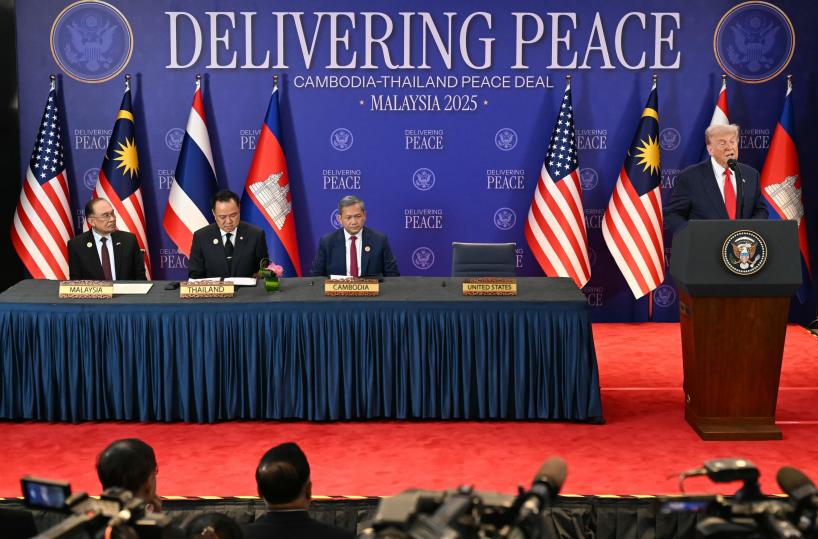 Firmato accordo di pace Thailandia-Cambogia con Trump