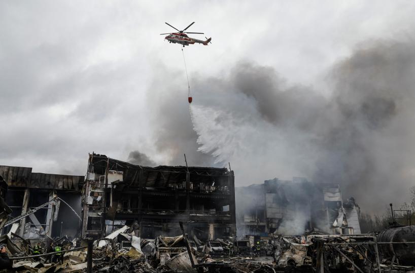 Sindaco, tre morti per l'attacco russo su Kiev