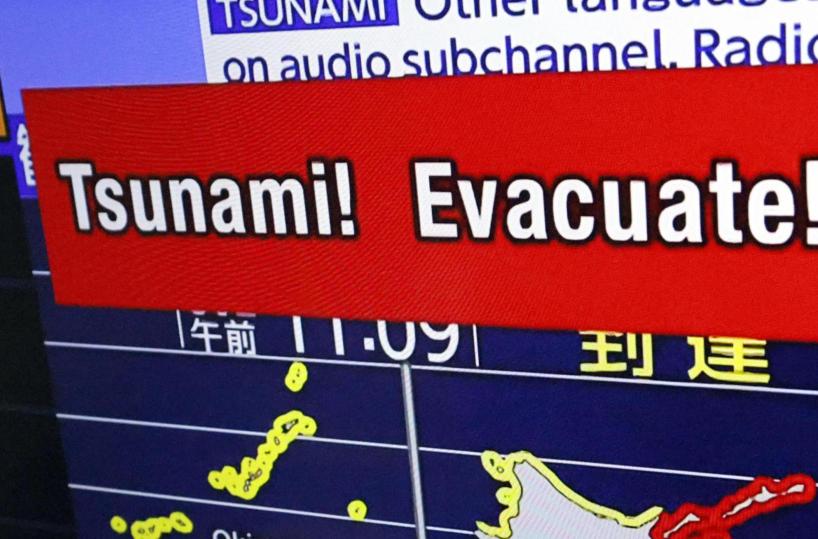 Sisma 6.7 a largo Giappone, allerta tsunami