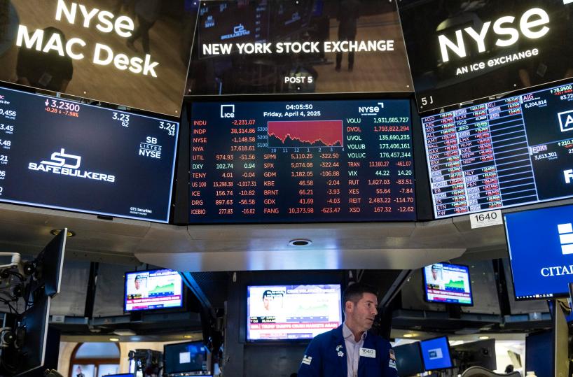 Wall Street riduce le perdite, Dj -1,16%, Nasdaq -0,47%