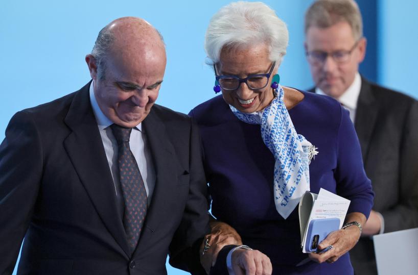 Guindos (Bce), 'la crescita europea va meglio del previsto'