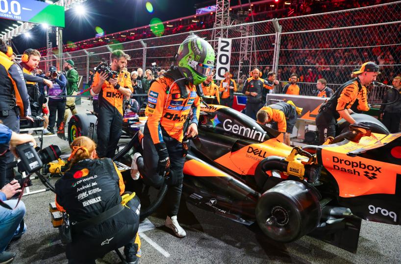 F1:Las Vegas; Verstappen subito in testa, ottava Ferrari Leclerc