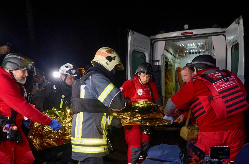 Attacco notturno russo su Zaporizhia, 18 feriti