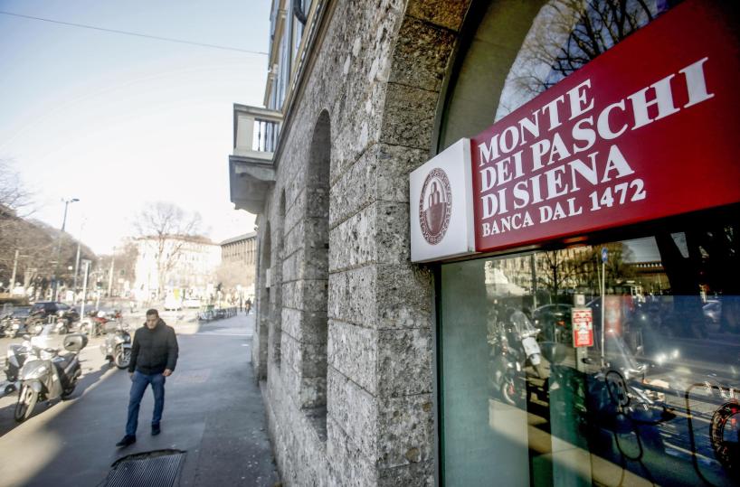 Mps male in Borsa (-3,2%) con l'inchiesta Mediobanca