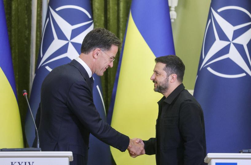 Zelensky oggi da Rutte con Costa e von der Leyen