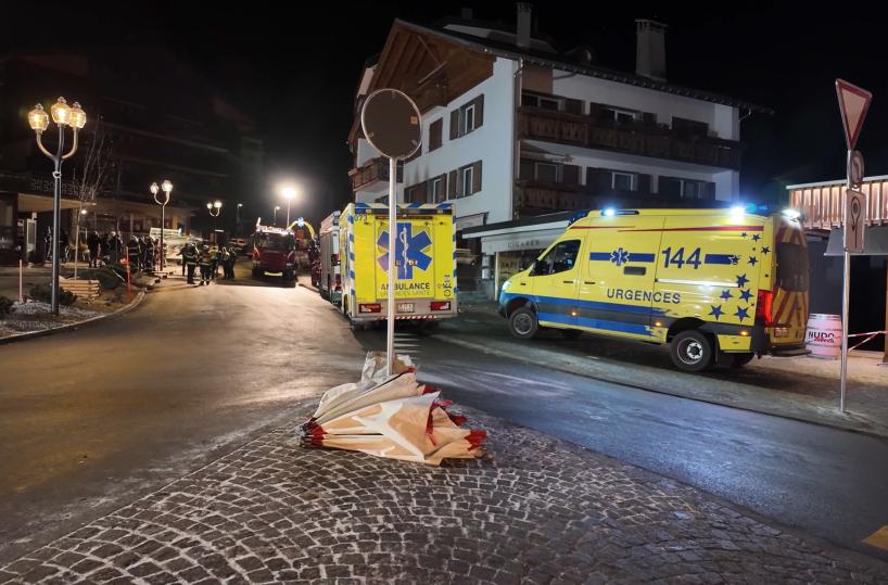 Testimoni, il fuoco appiccato da candele su bottiglie di champagne