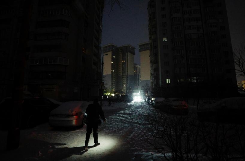 Kiev ancora senza acqua e riscaldamento per emergenza elettrica