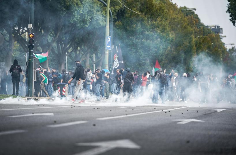 Violenze ai cortei pro Palestina, misure a Torino