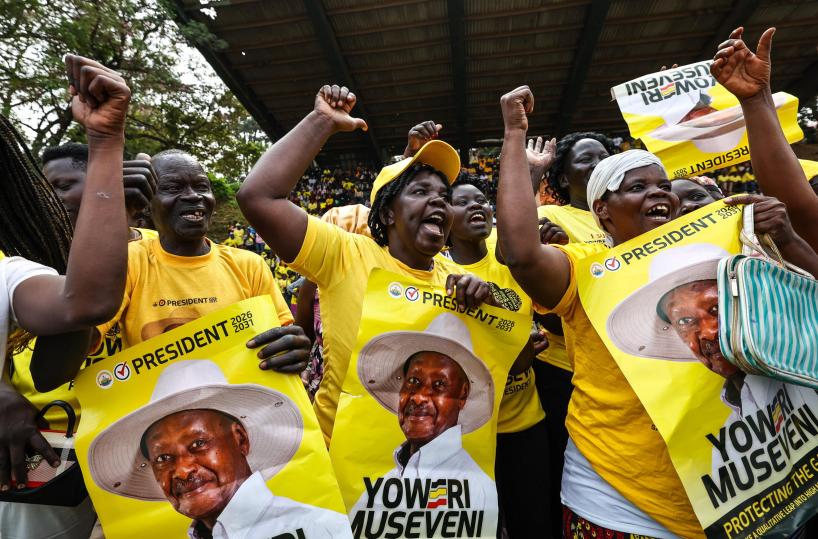 L'Uganda rielegge Museveni, settimo mandato da presidente