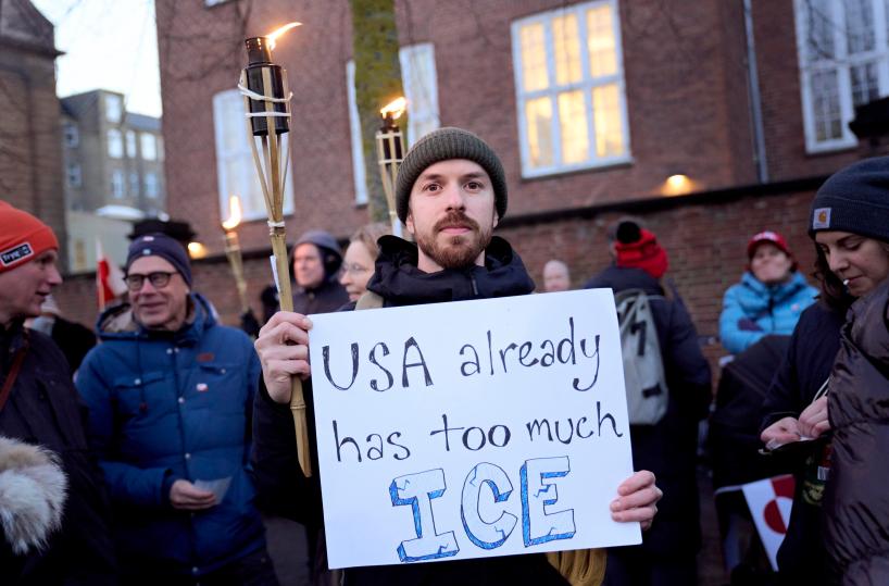 Groenlandia, diverse migliaia protestano a Copenaghen contro Trump