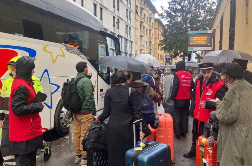 Treni, scattato il blocco della circolazione a Firenze