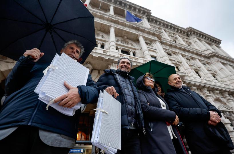 Fonti Cassazione, accolto il nuovo quesito per il referendum