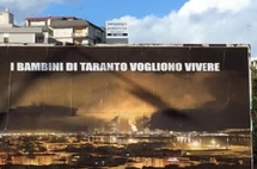 Ilva: manifesto su bimbi Taranto anche a Genova
