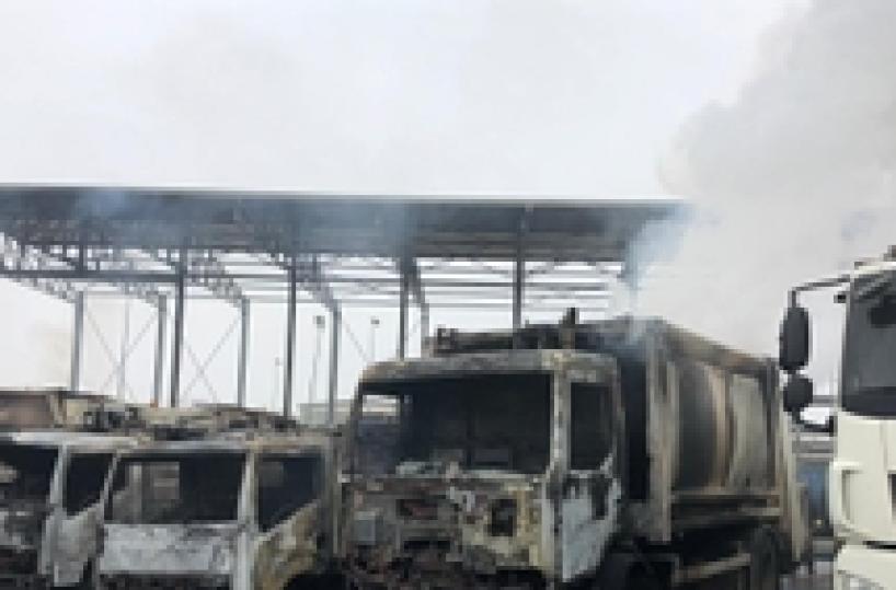 San Severo, riprende la raccolta rifuti dopo l'incendio dei mezzi della Buttol