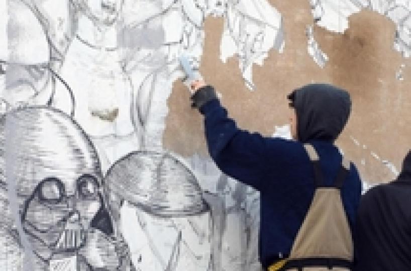 Blu destroys 20 years of street art in protest