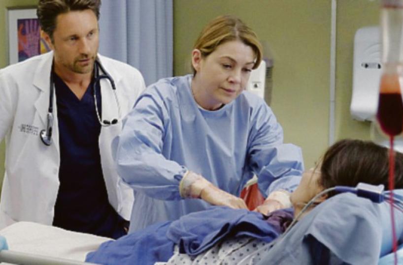 Una scena di Gray's Anatomy