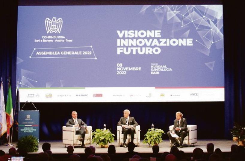 Bari, la ricetta di Bonomi: «Si punti sul Mezzogiorno con un Piano Sud sino al 2032»