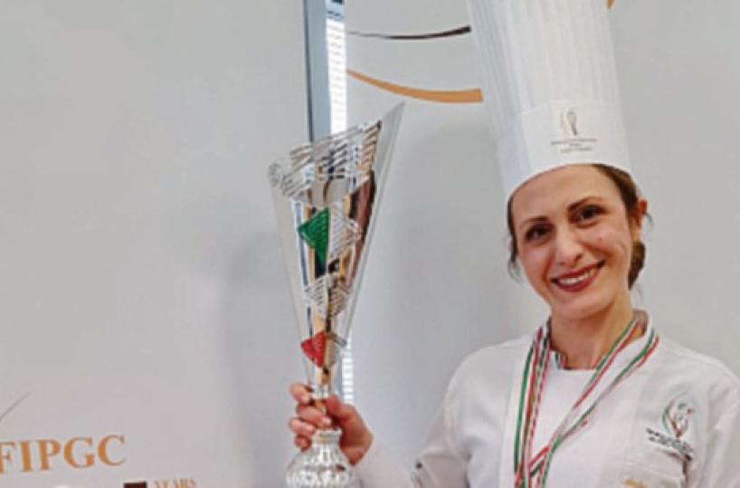Salentina, mamma e campionessa di pasticceria: vince con una torta dedicata alla maternità
