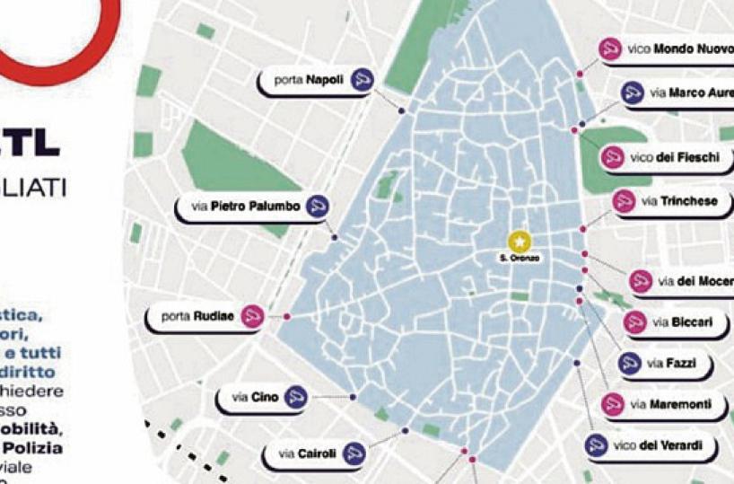 Lecce, Ztl nel centro storico: dal 19 giugno multe a tutti i varchi