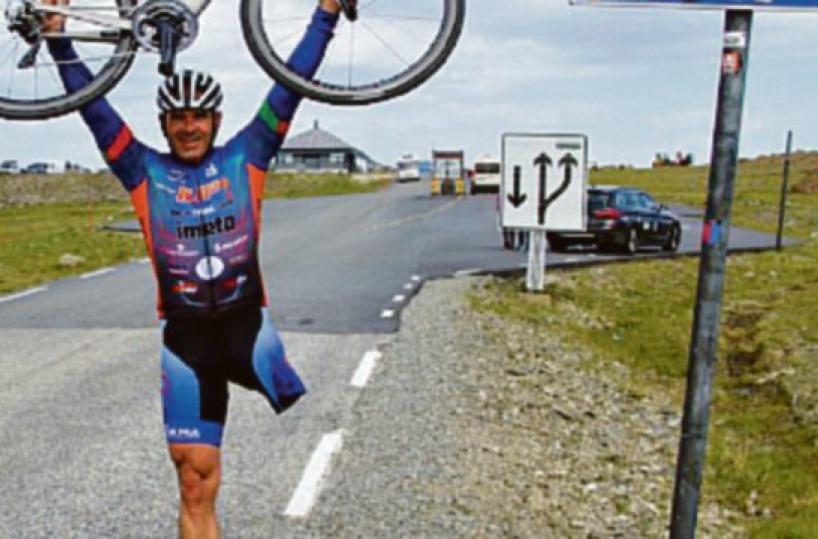 Viaggio in bici con una gamba, la tappa lucana di Andrea Devicenzi
