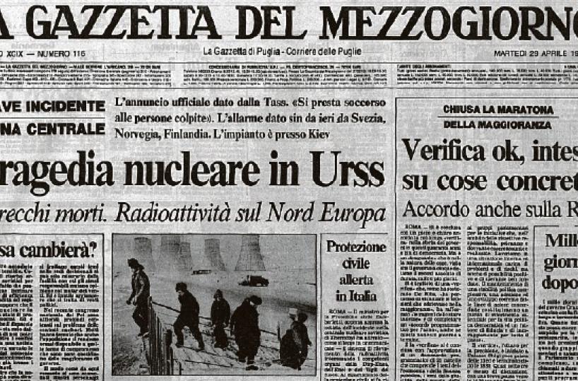 Il disastro di Chernobyl e il grande terrore nucleare
