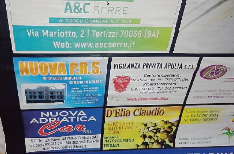 Terlizzi, «galeotto» lo sponsor di un’azienda in odore di mafia