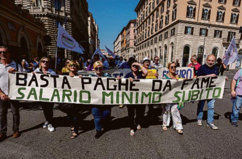 Giusto il salario minimo ma non basta contro il crescente impoverimento