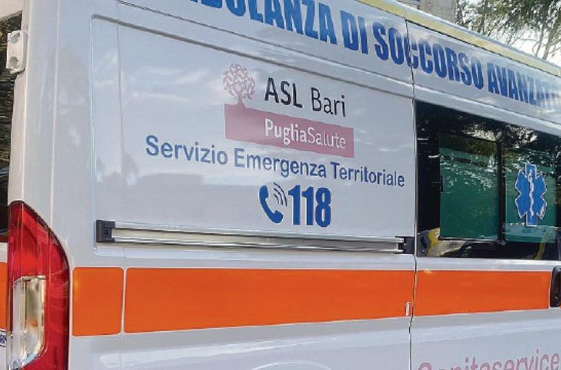 Troppi straordinari nel 118: l’Asl Bari stoppa «Sanitaservice»