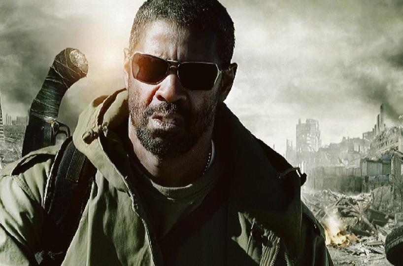 Solo nel mondo desolato e ostile Denzel Washington in viaggio per aiutare l’umanità devastata