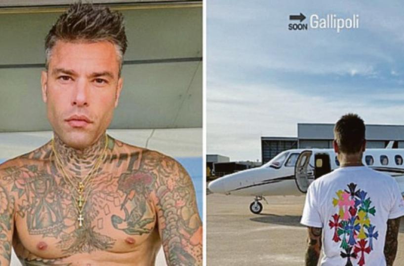 Fedez dopo il malore ringrazia il «Perrino»