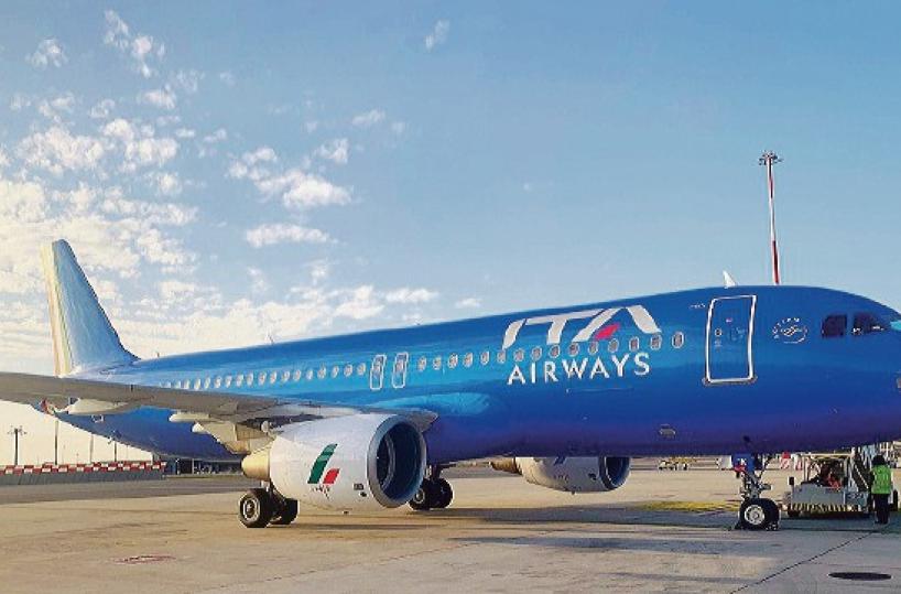 Adesso Roma è più vicina a Brindisi: decolla il terzo volo di Ita