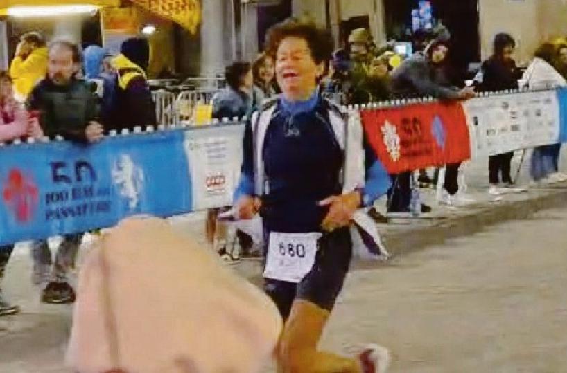 Chieppa da Andria, podista di ferro abbonata alla 100 km del passatore