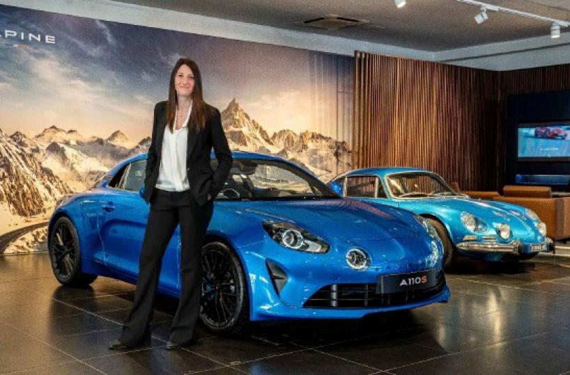 Cristina, da Torremaggiore alla guida del mito «Alpine»