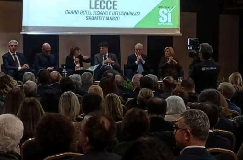 Mantovano a Lecce: &laquo;Il &ldquo;No&rdquo; al Referendum non sia contro il governo Meloni&raquo;