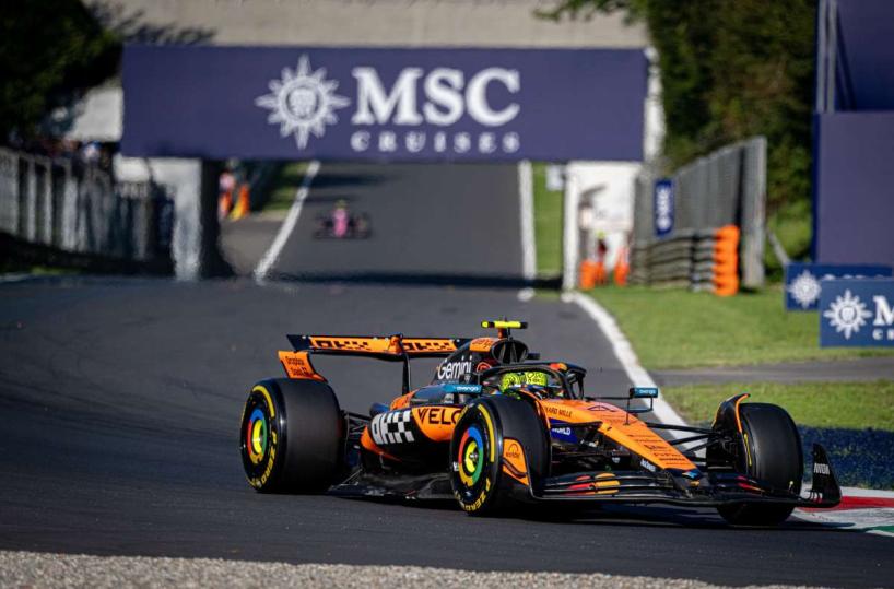 Norris il più veloce nelle fp2 del Gp Italia, Leclerc 2°
