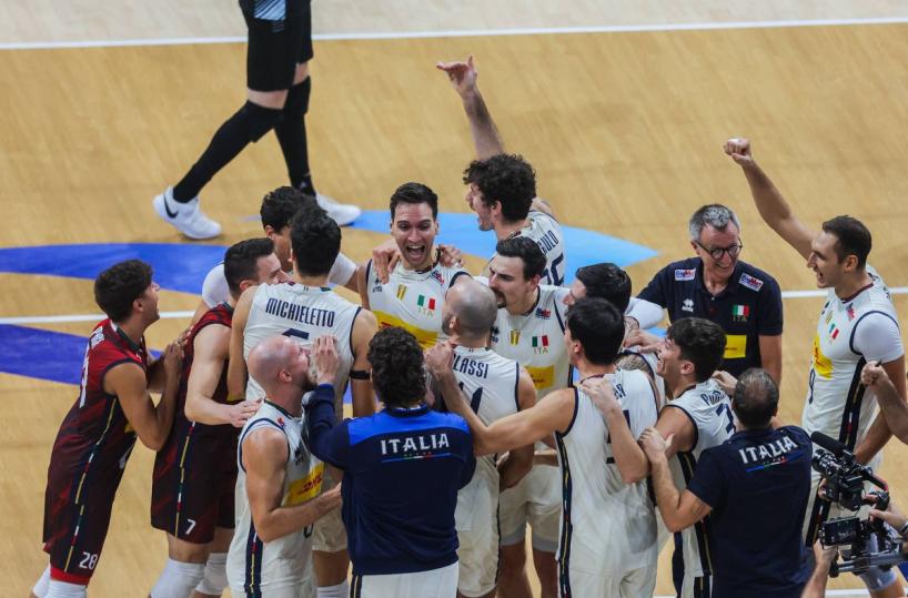 Azzurri in semifinale ai Mondiali di volley, 3-0 al Belgio