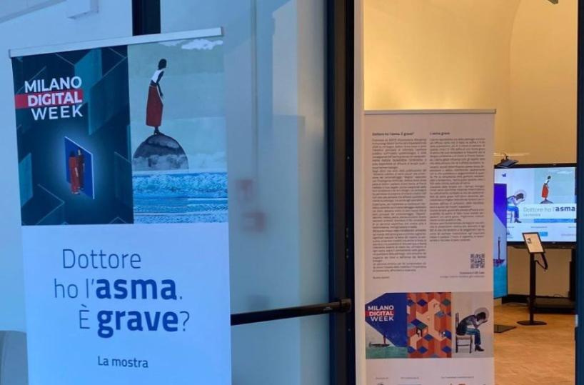 A Milano una mostra digitale per sensibilizzare sull’asma grave
