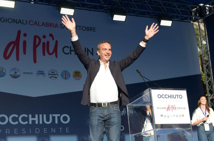 Vince Occhiuto, la Calabria resta al centrodestra