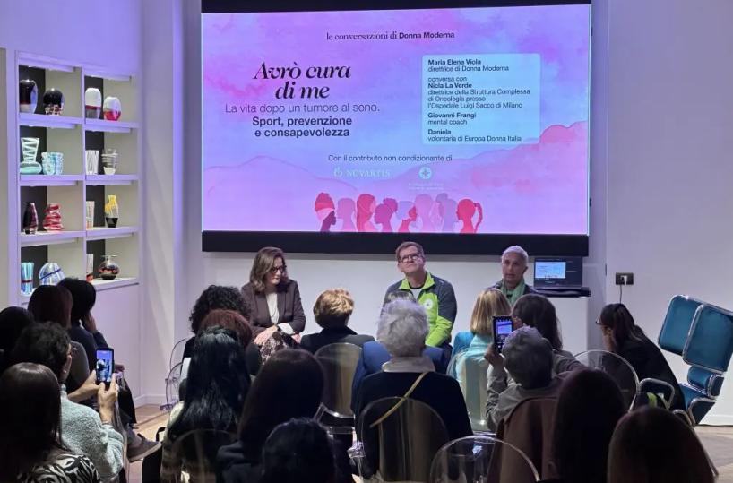 Tumore al seno, l’attività fisica al centro della campagna Novartis