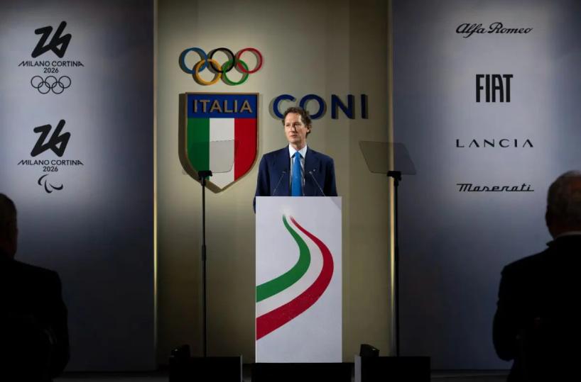 Stellantis insieme a Milano-Cortina, Elkann “Tributo a sport e Italia”